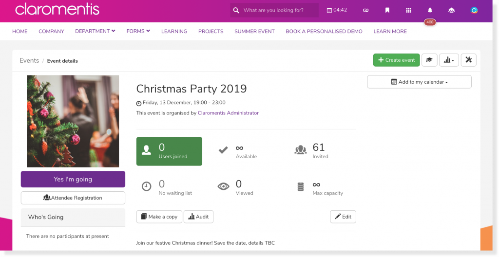 All I Want For Christmas… Is a Festive Intranet | Claromentis