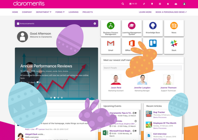 Intranet Easter Egg Hunt image