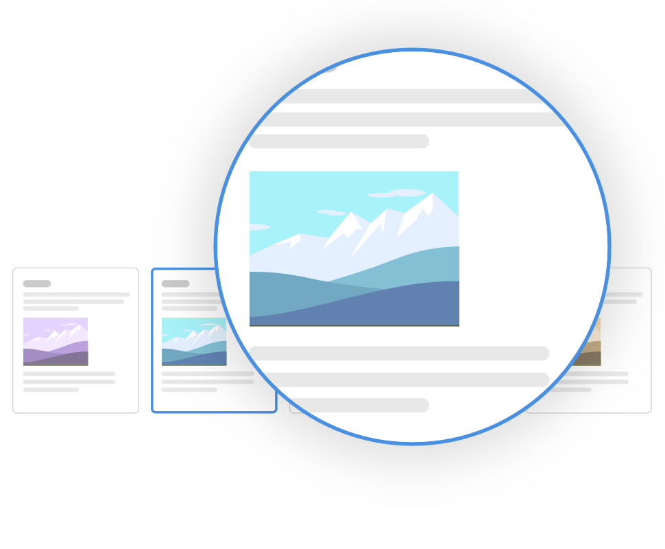 document view as grids