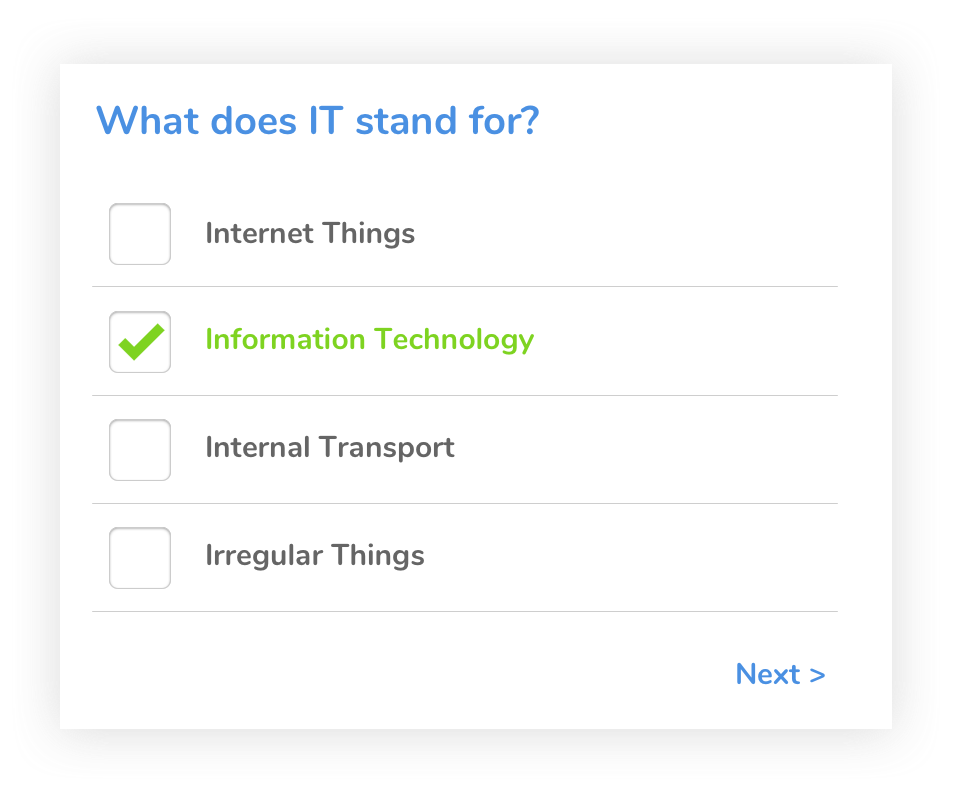 Intranet Quiz