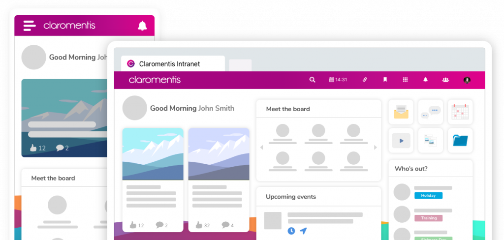 An Infographic showing What is an Intranet