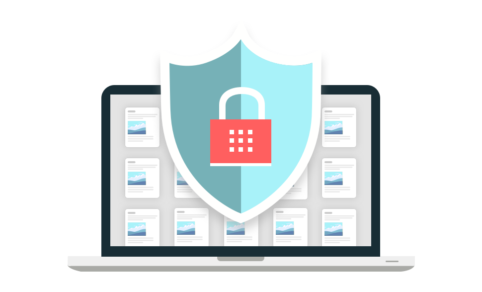 illustration-showing-securely-stored-documents-files