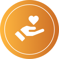 hand and heart icon