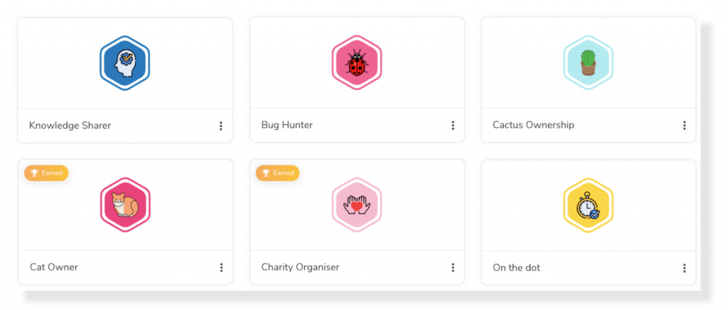 Claromentis Badges app example