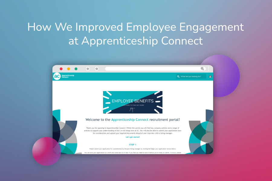 How We Improved Employee Engagement at Apprenticeship Connect