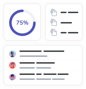 Project Management software dashboard