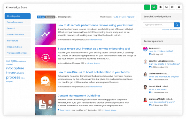 knowledge-base-software-with-list-of-articles