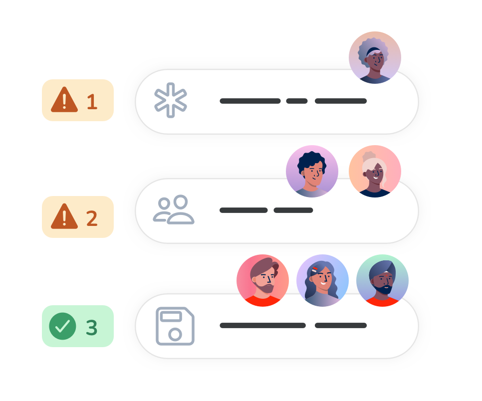 Three step audit trail workflow showing how you can streamline your compliance efforts with intranet automation.