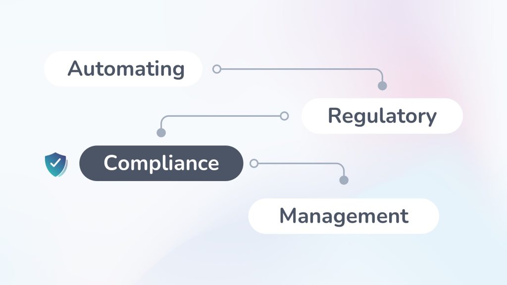 Tips for Automating Regulatory Compliance Management image with key words